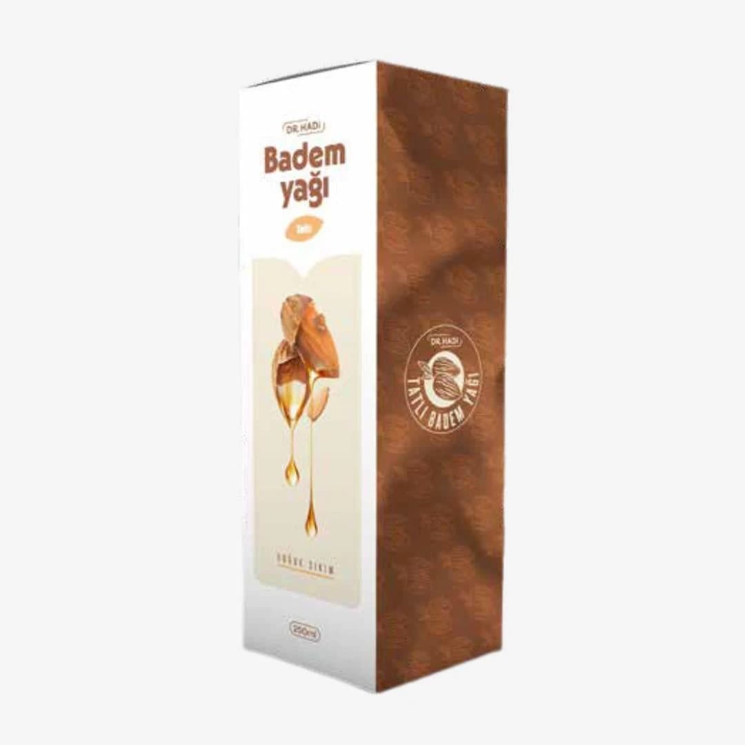 Dr. Hadi Badem Yağı 250 ml ürün ambalajı
