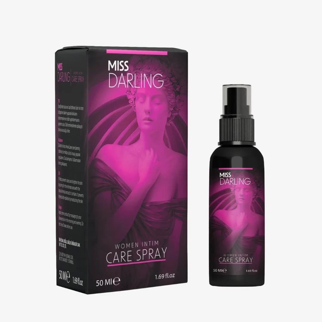 Miss Darling İntim Bakım Spreyi 50 ml ürün ambalajı