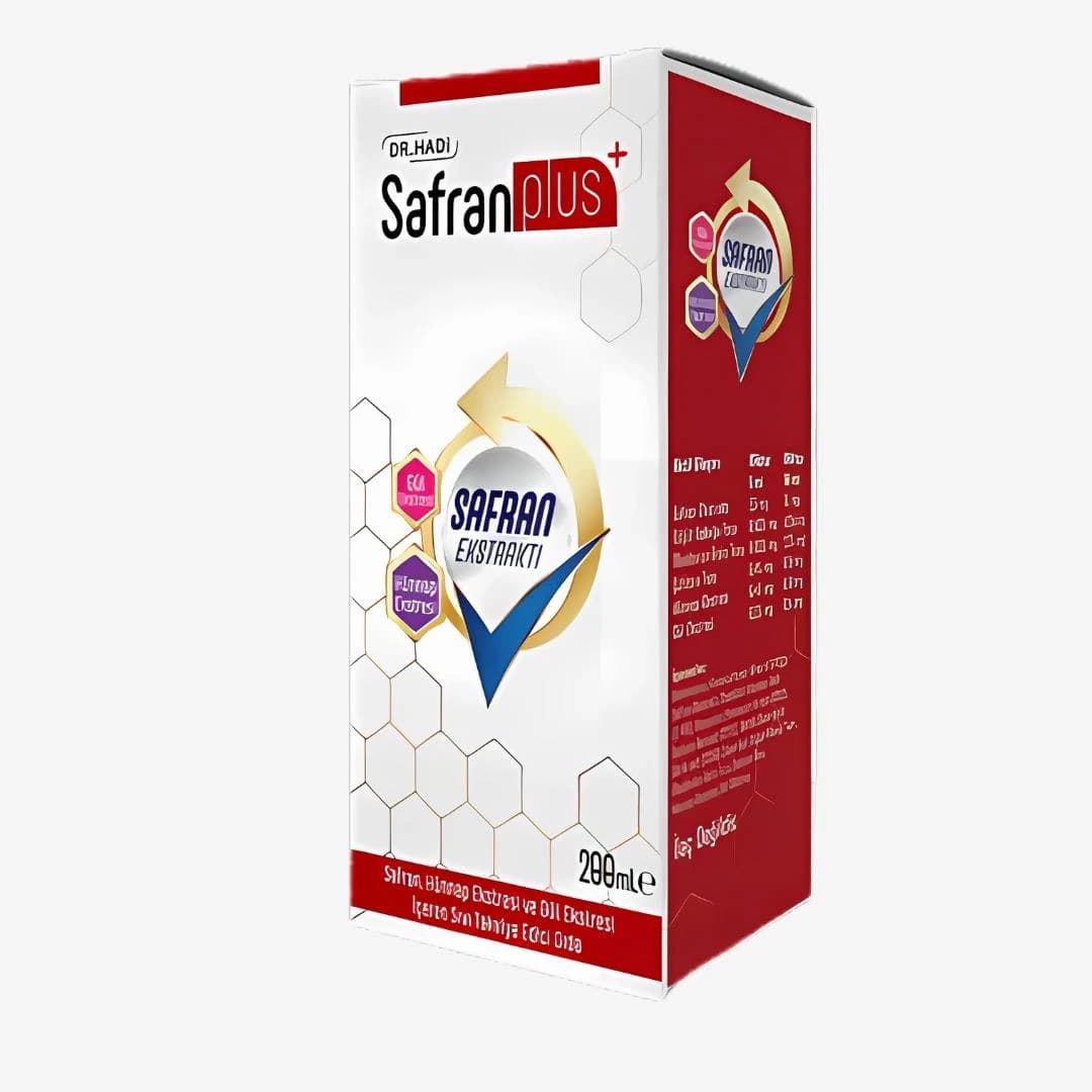 Dr. Hadi Safran Plus 200 ml ürün ambalajı