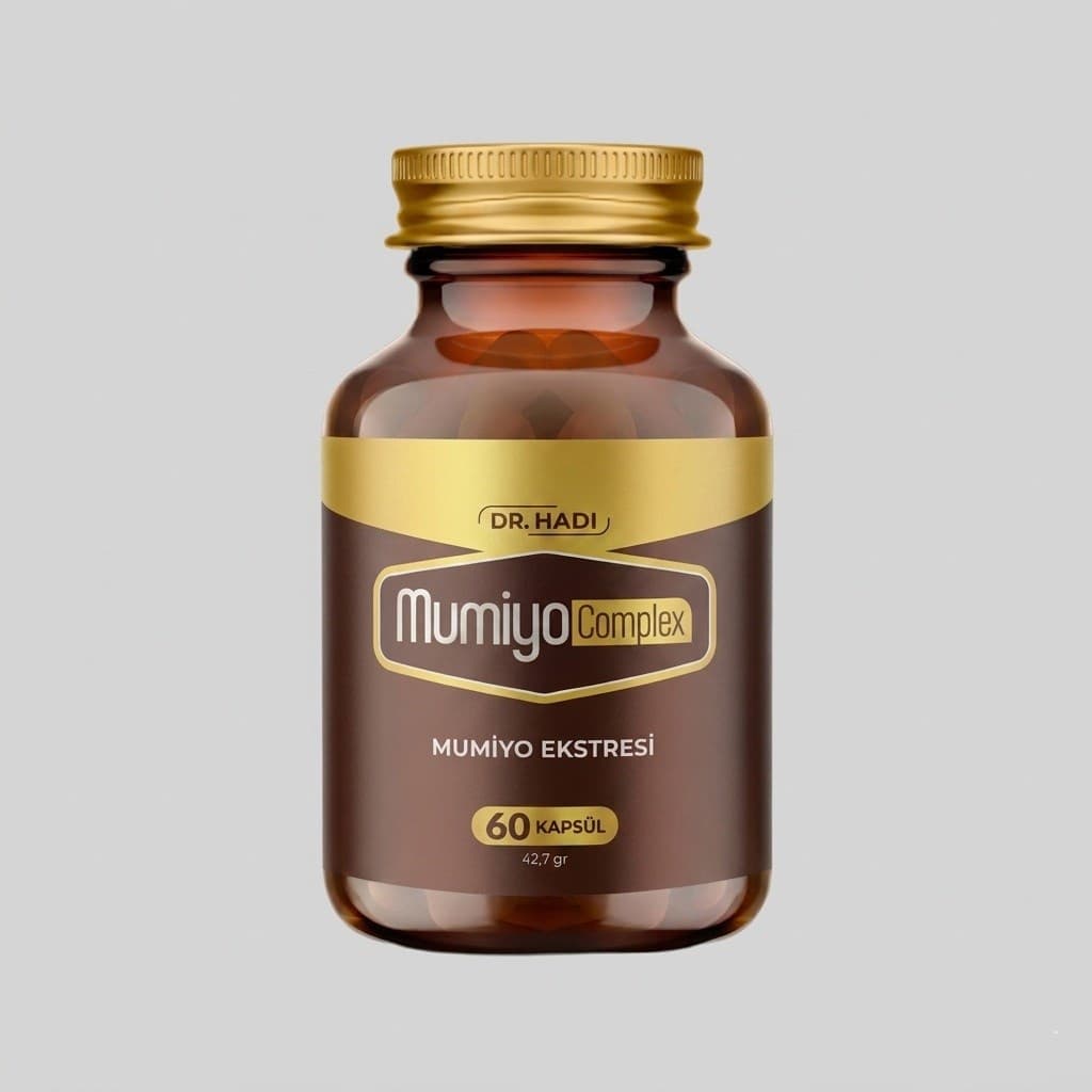 Dr. Hadi MumiyoComplex 60 kapsül ürün ambalajı