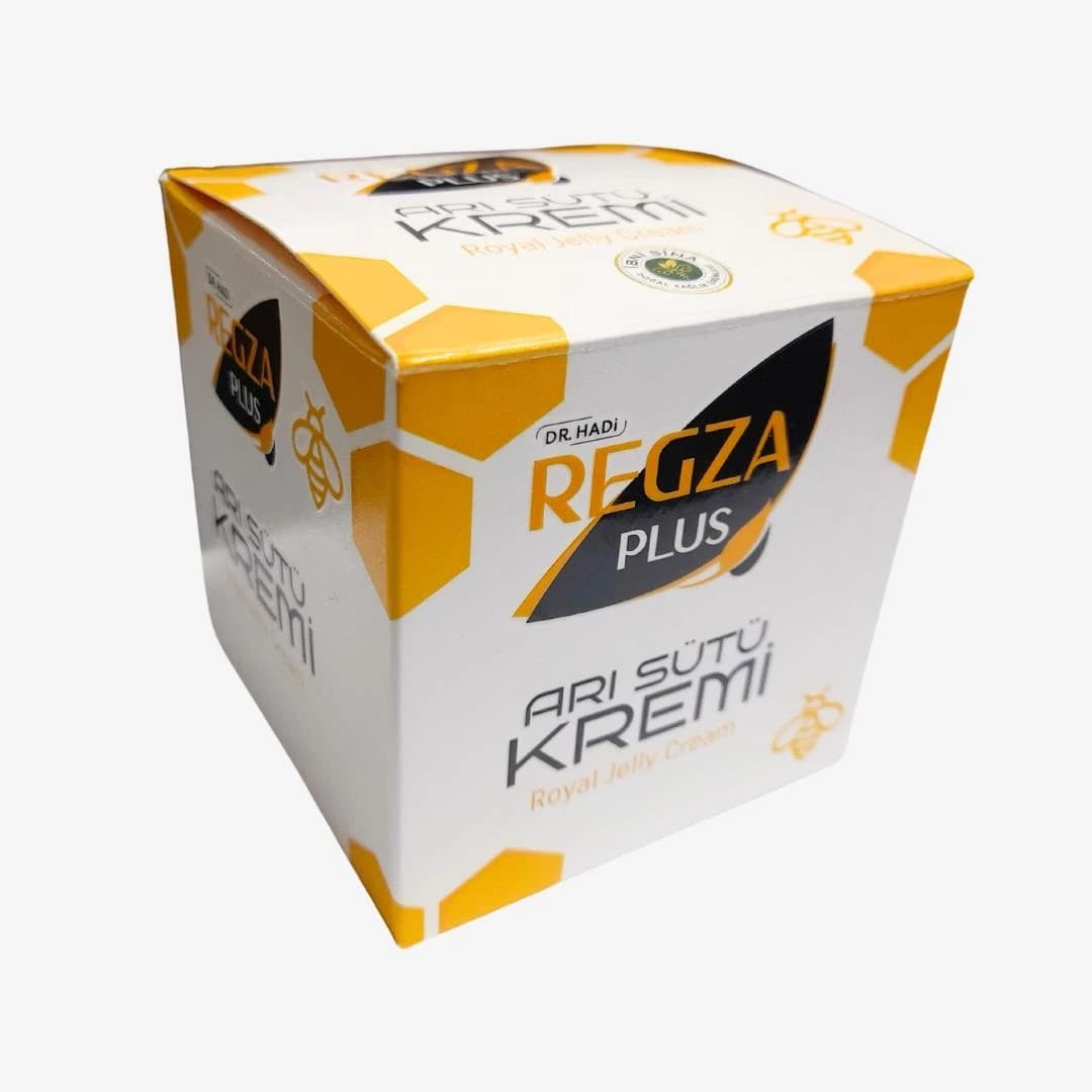 Dr. Hadi Regza Plus Bitkisel Cilt Bakım Kremi ürün ambalajı