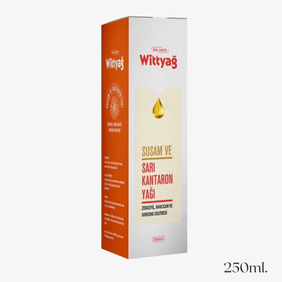 Dr. Hadi Wittyağ Bitkisel Masaj Yağı 250 ml ürün ambalajı