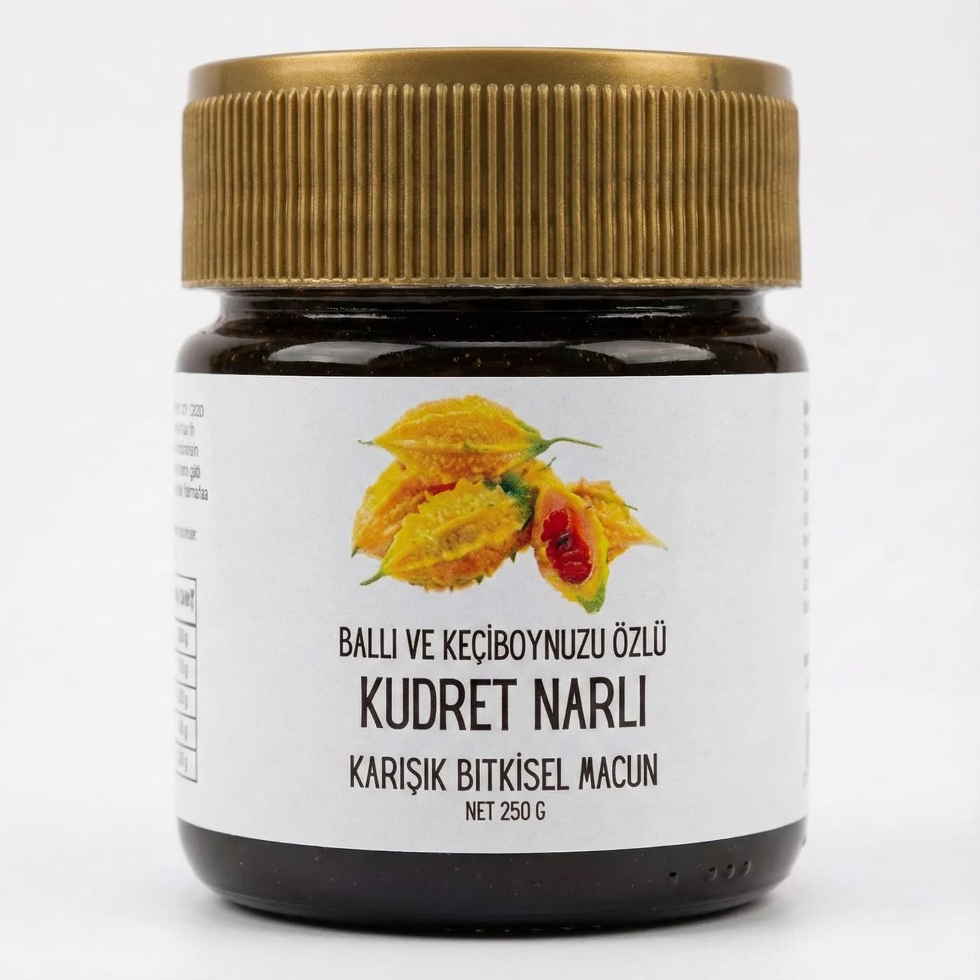 Ballı ve Keçiboynuzu Özlü Kudret Narlı Macun – Propolis ve Damla Sakızı İlaveli 250 g ürün görseli