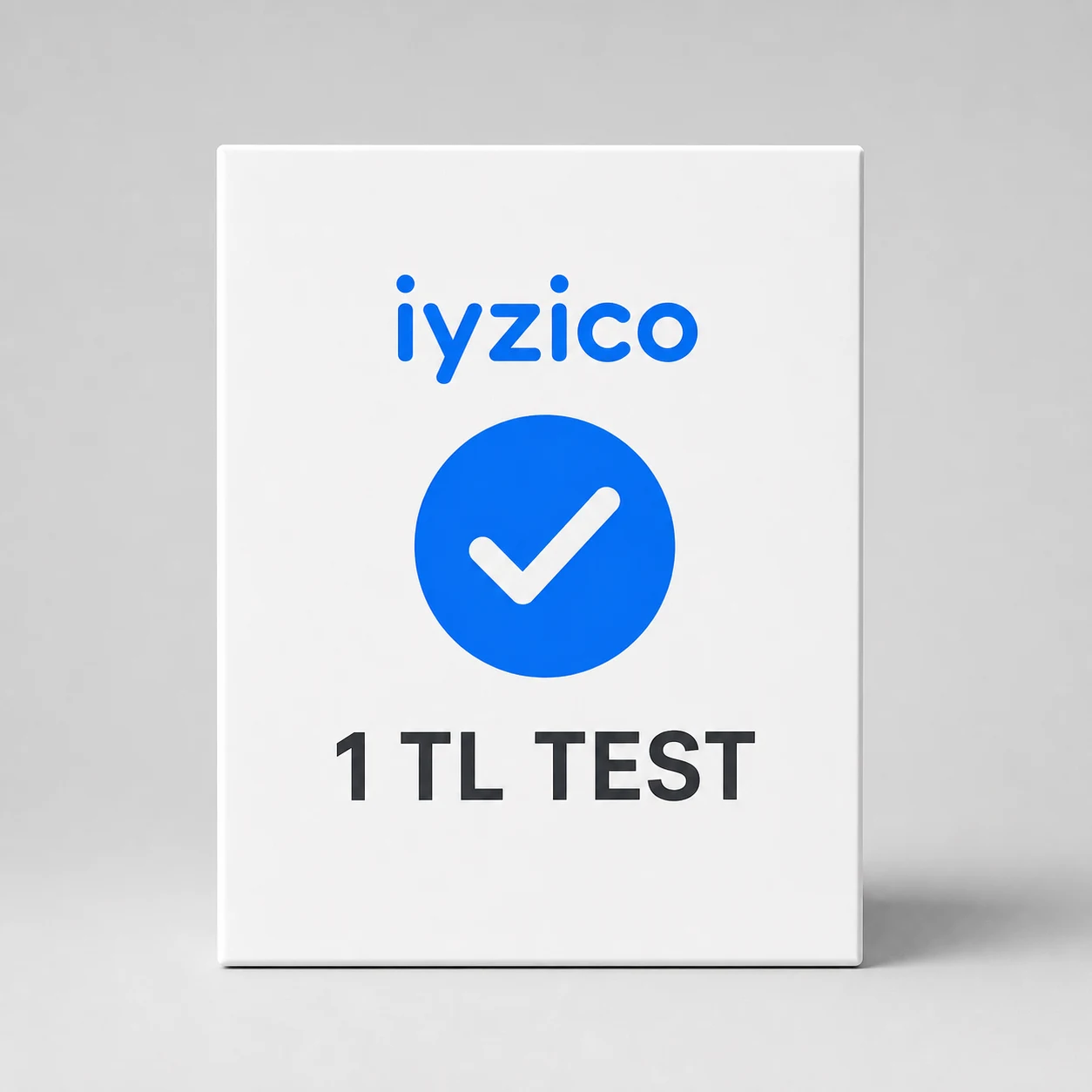 iyzico 1 TL test ödeme ürünü